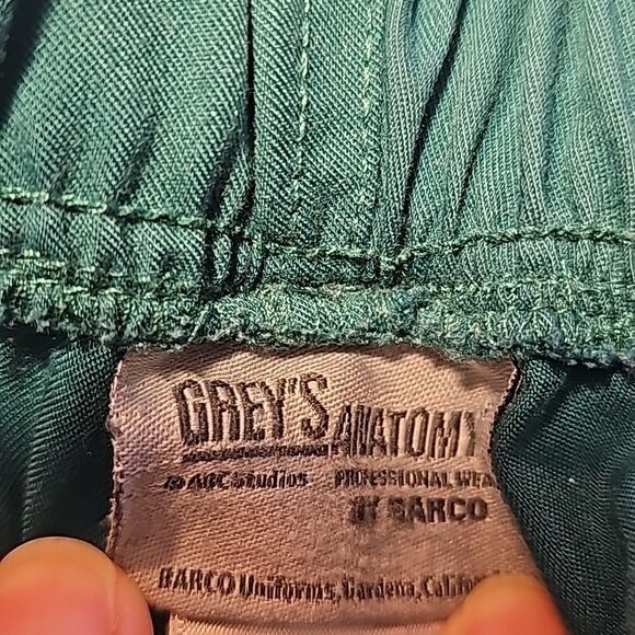 Grey's Anatomy forest green scrubs pants - Picture 2 of 7